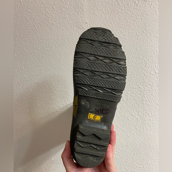 Vintage Insulated Work Boots Steel Shank Tall Lace Up - Size 6 - Picture 10 of 14